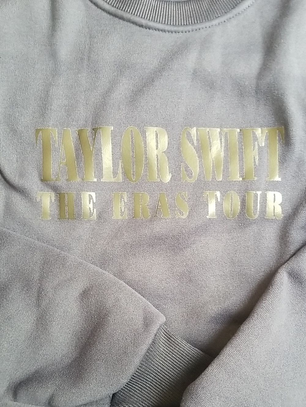 Taylor Swift The Eras Tour Crewneck Navy Sweatshirt - Picture 9 of 10